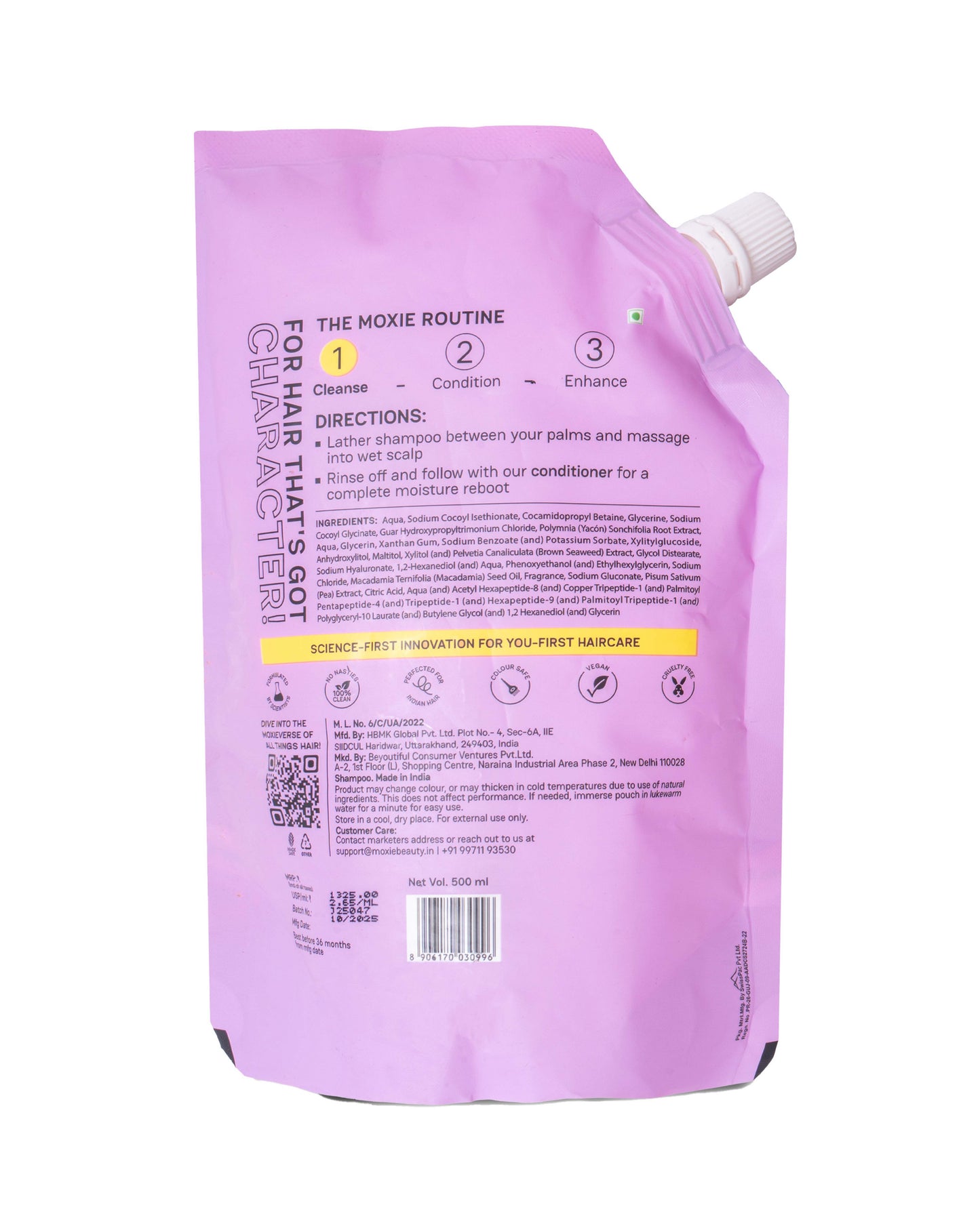 Hyaluronic Acid Repairing Shampoo, 500ml