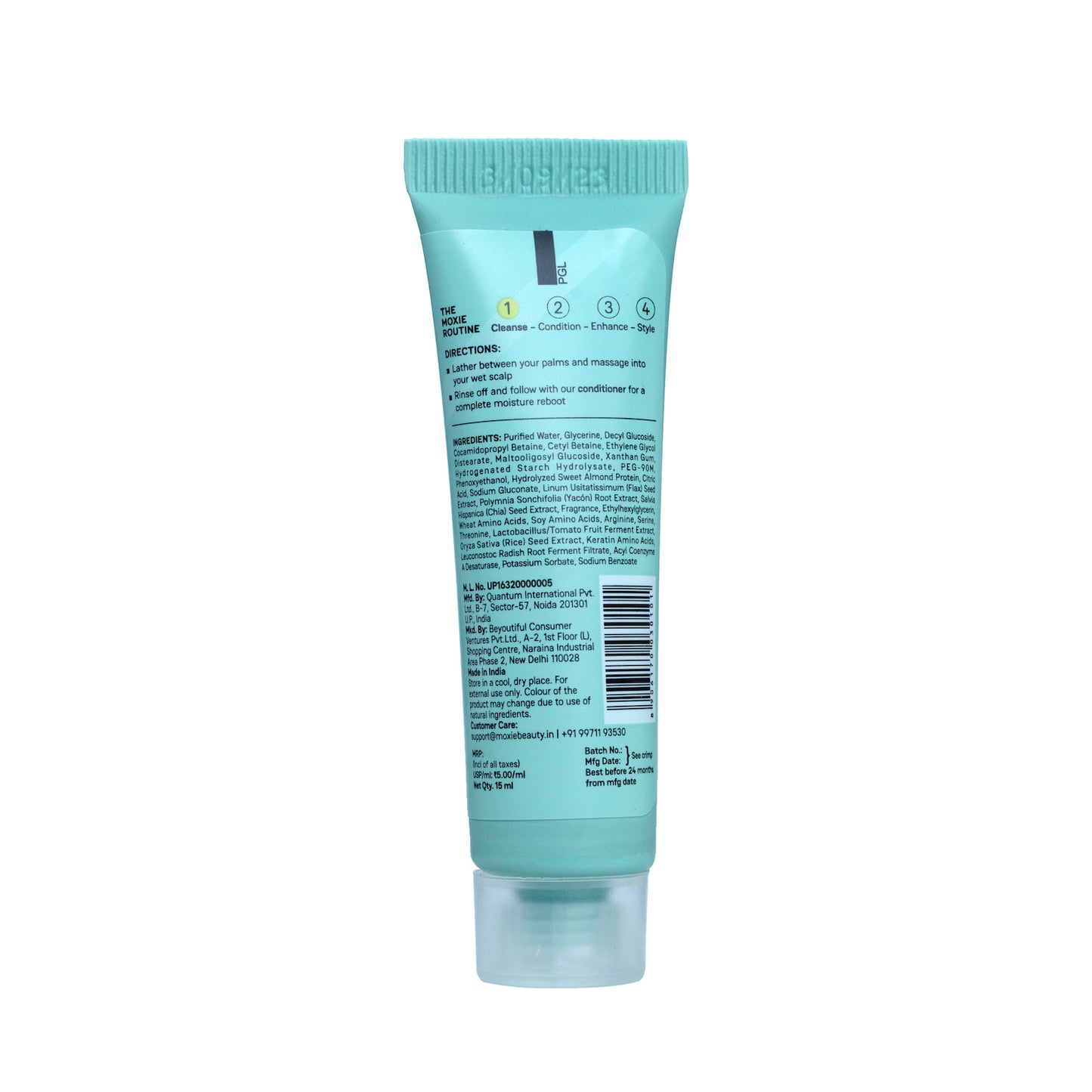 Gentle Cleansing Shampoo, 15ml