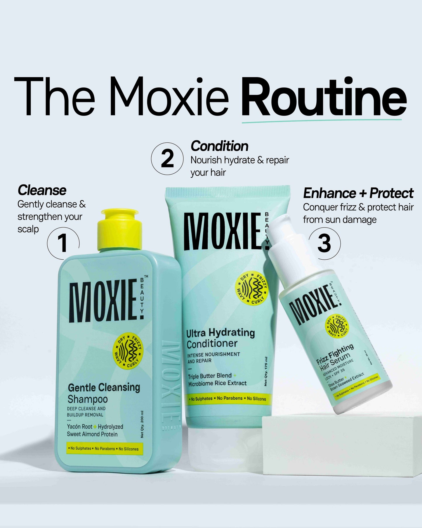 Ditch-The-Frizz (3 Step Routine)