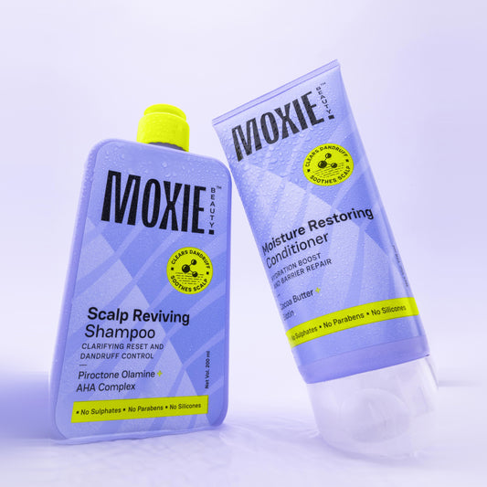 Moxie Scalp SOS Wash Duo Anti-Dandruff Shampoo & Conditioner Set for Itchy Flaky Scalp India