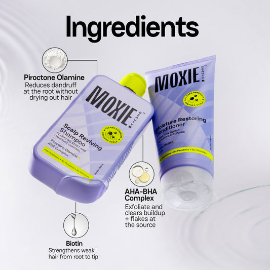Moxie Scalp SOS Wash Duo Anti-Dandruff Shampoo & Conditioner Set for Itchy Flaky Scalp India