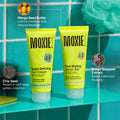 
Customer reviews sharing experiences with The Moxie Curly Routine 4-step curl care set