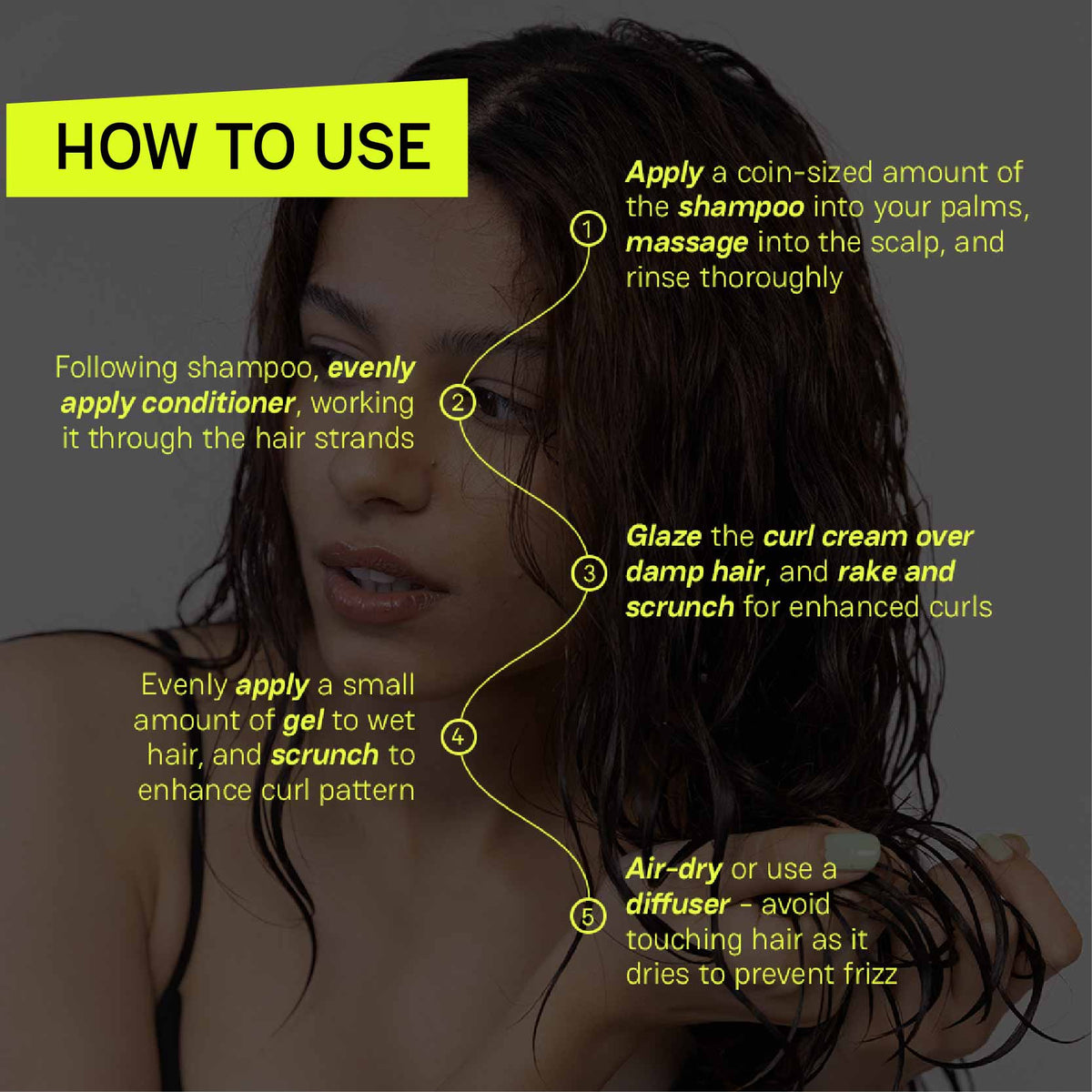 Infographic highlighting The Moxie Promise with clean, vegan and cruelty-free haircare standards