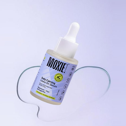 Moxie Beauty Daily Calming Leave On Scalp Serum for soothed healthy scalp