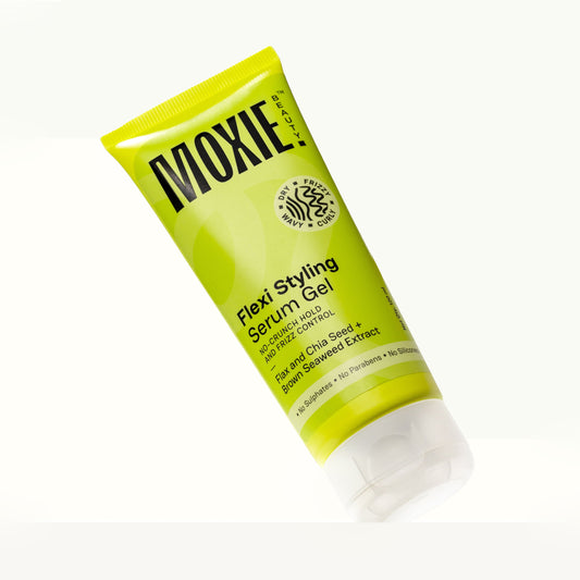 Moxie Flexi Styling Serum Gel 120ml providing frizz control, moisture seal and flexible hold