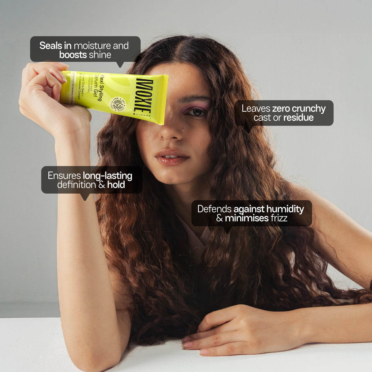 Customer reviews sharing experiences with Flexi Styling Serum Gel for wavy and curly hair