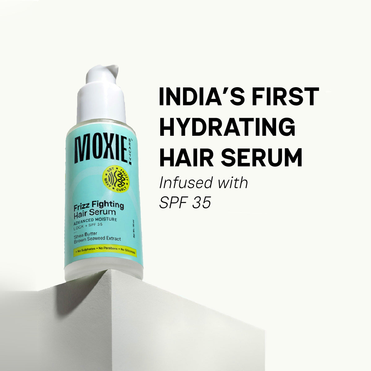 Moxie Beauty Frizz Fighting Hair Serum for smooth frizz-free hair