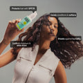
Frizz free hair results after using Moxie Beauty anti frizz products