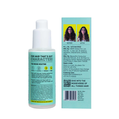 
Moxie Promise badge representing vegan, cruelty-free and safe hair care standards