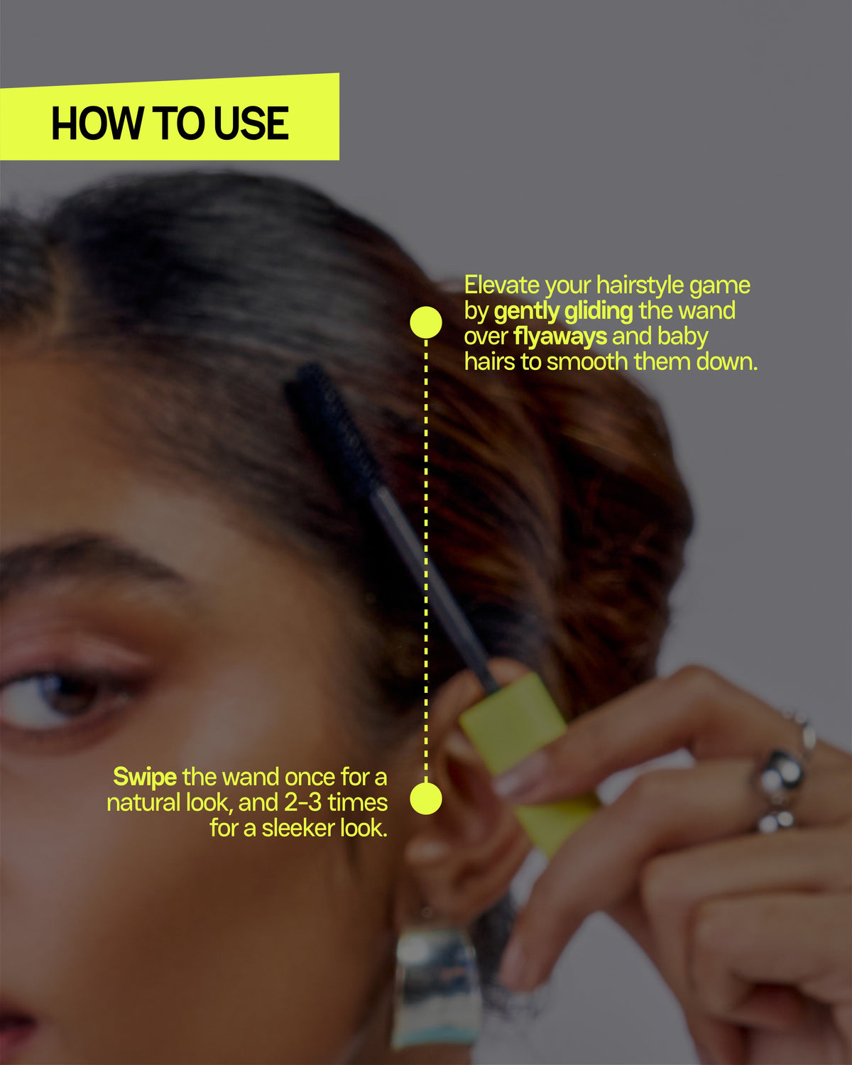 On-The-Fly Hair Finishing Stick for Baby Hair & Flyaways