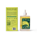 
Moxie Beauty Cocoa Hemp Almond Hair Oil back product photo with ingredients and directions