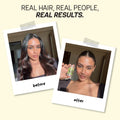 
Moxie Beauty Headliner and Finisher Duo ingredient graphic featuring apricot oil, carnauba wax and coconut oil for smooth, flexible hair styling.