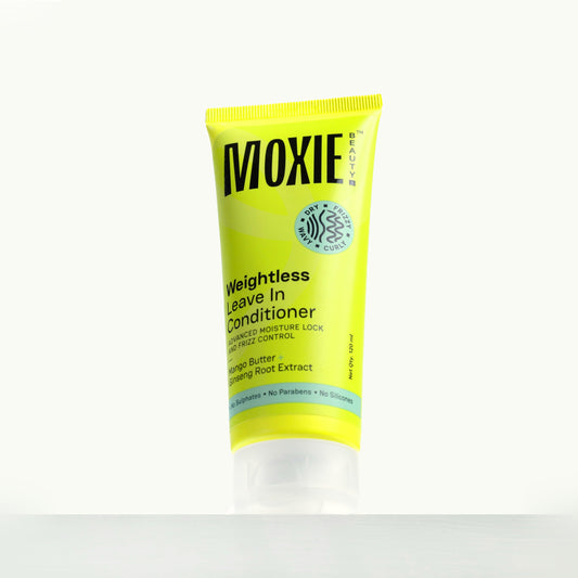 Moxie weightless leave-in treatment providing moisture, frizz control and enhanced wave definition