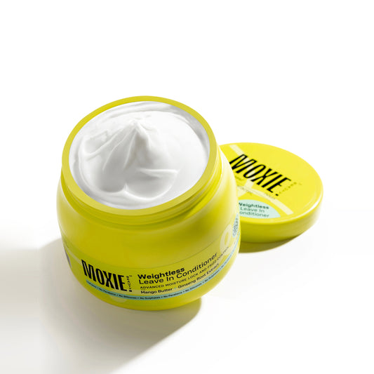 Moxie Weightless Leave-In Conditioner for frizz control, hydration, and soft, bouncy wave