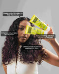 Curl cream and gel for wavy hair providing lasting definition without hard cast or heaviness