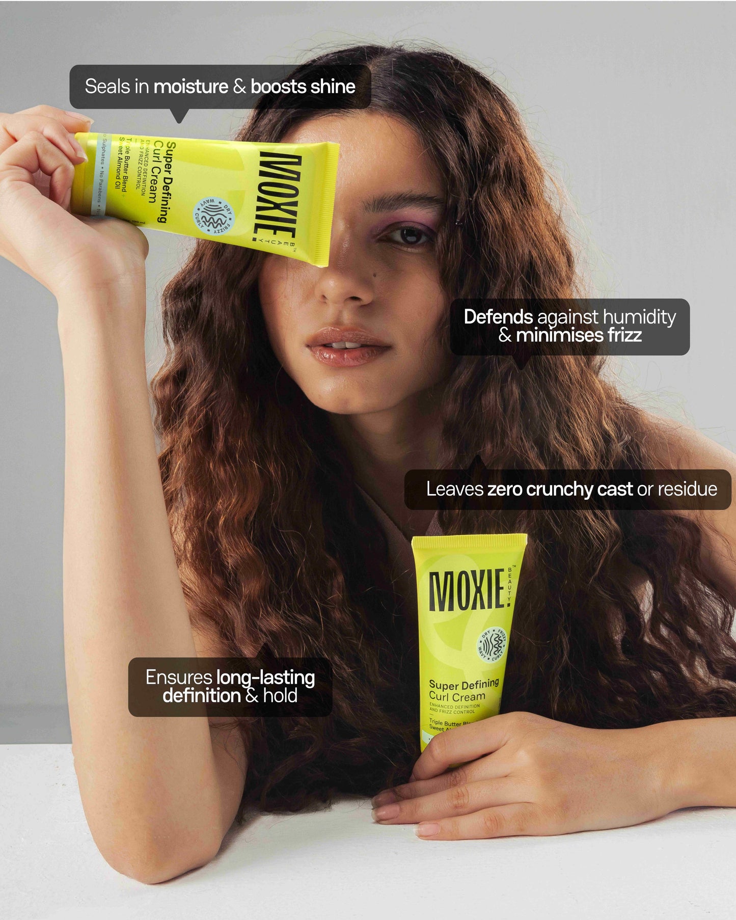 Super Defining Curl Cream benefits: enhances curl, controls frizz and moisturizes