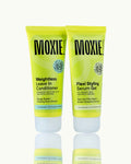 Wavy Vibe Setter Duo travel size with leave-in conditioner and serum gel for wavy hair