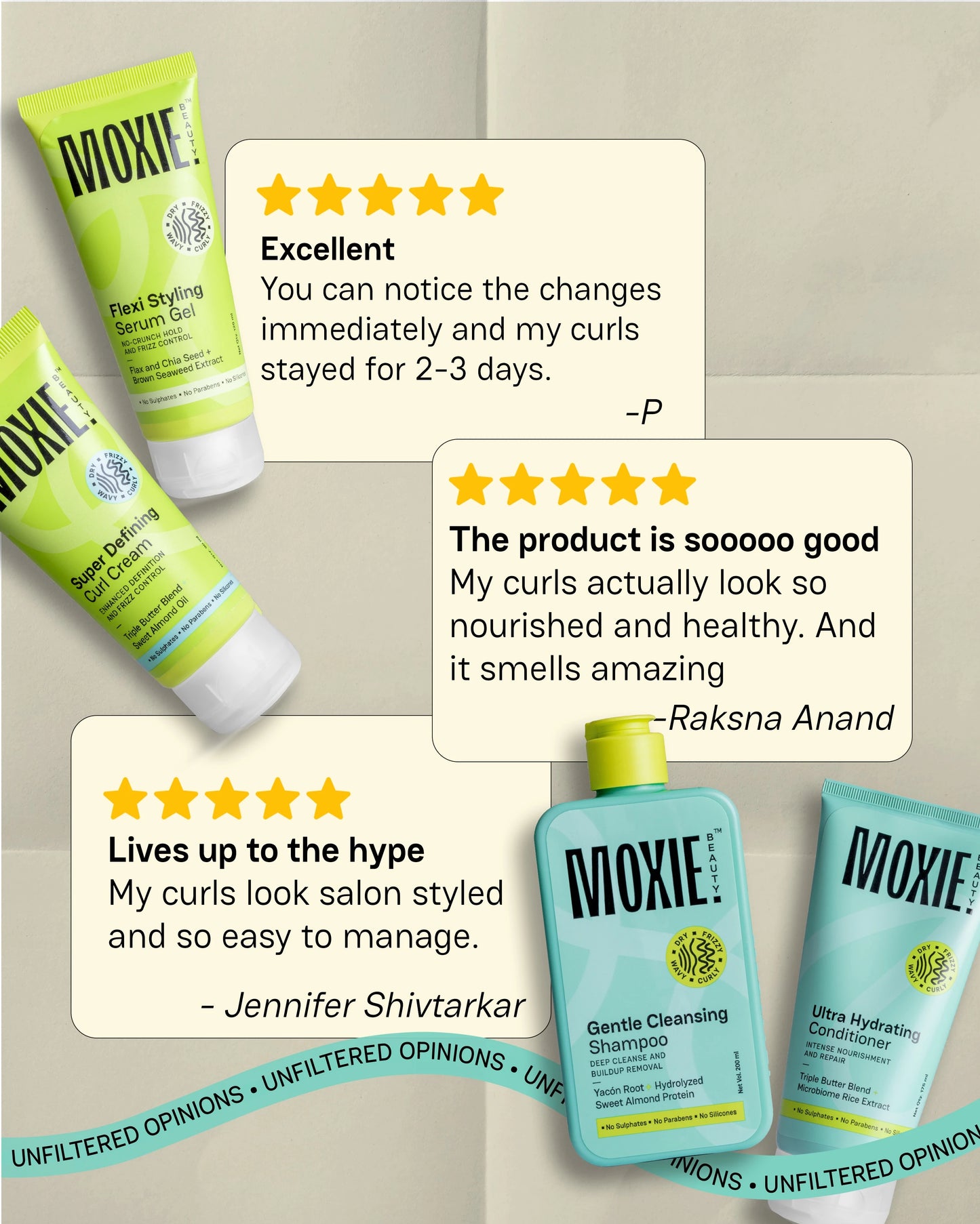 The Moxie Curly Routine (Sampler Set)