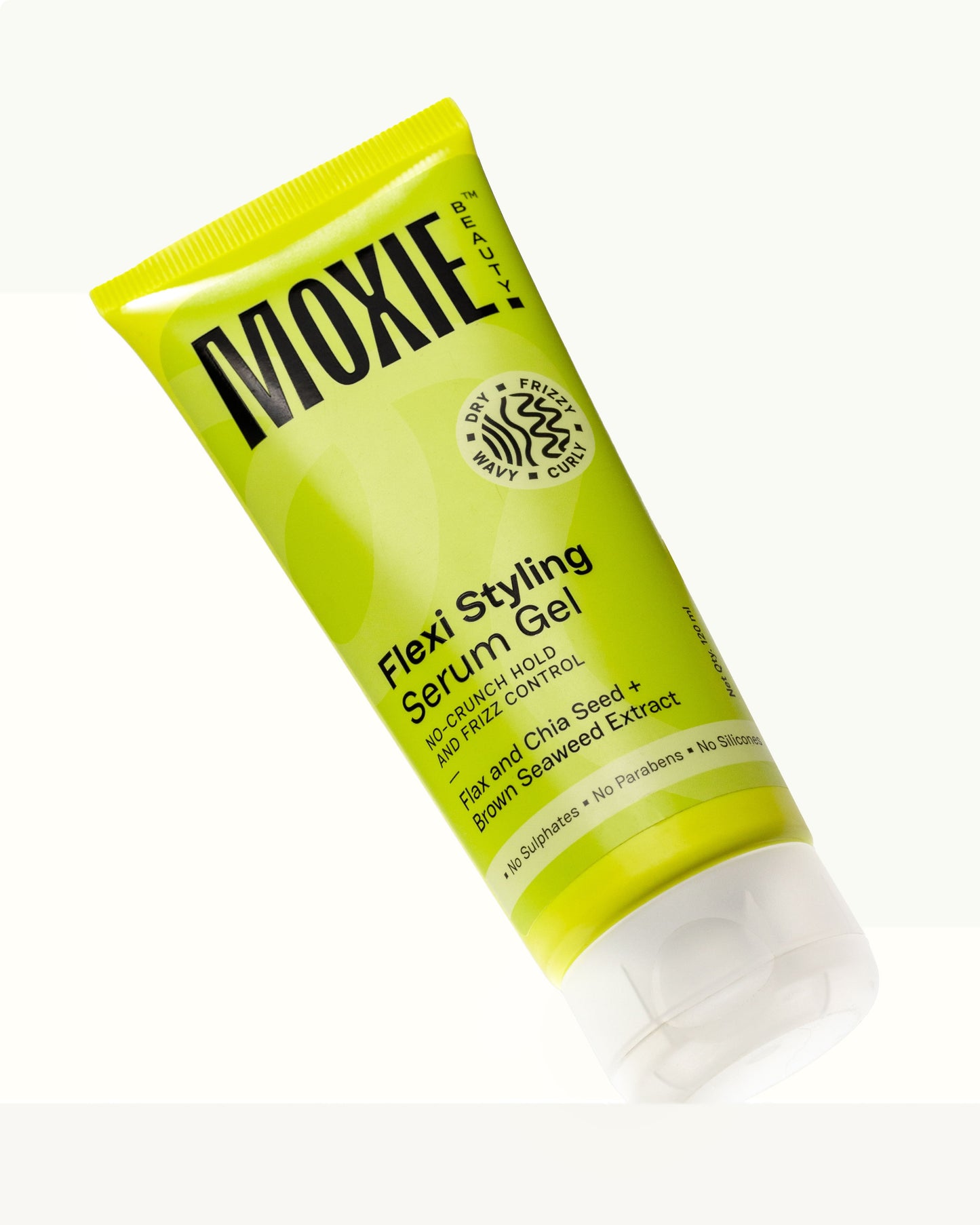 Moxie Flexi Styling Serum Gel 120ml providing frizz control, moisture seal and flexible hold