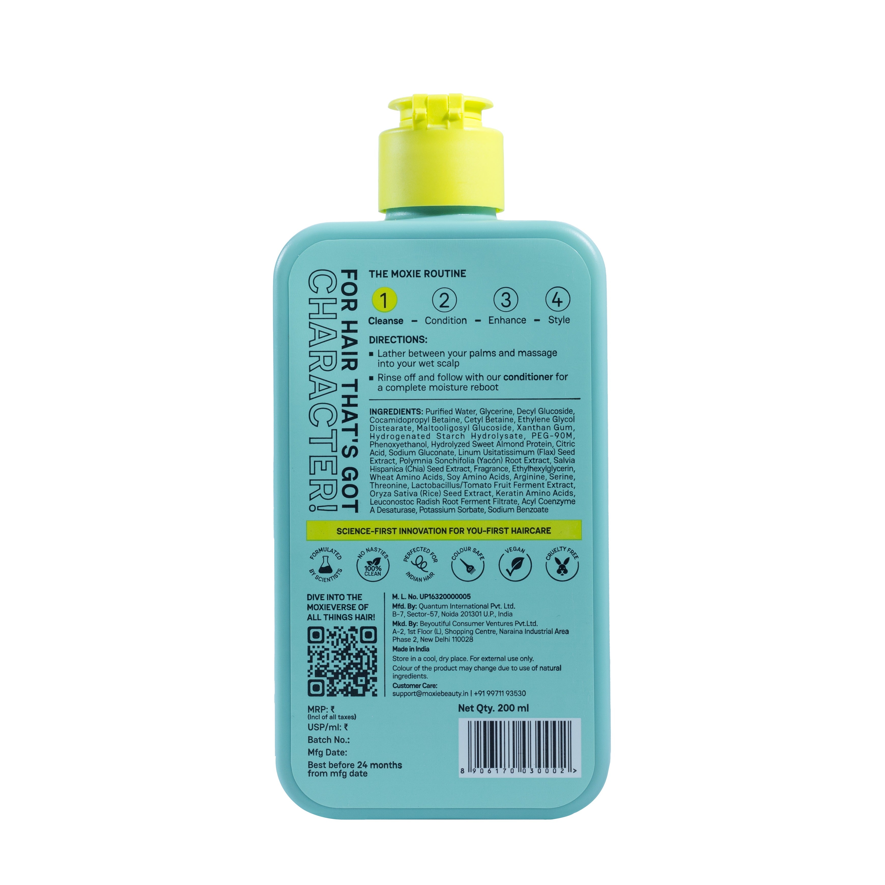 Gentle Cleansing Shampoo for Curly & Frizzy Hair