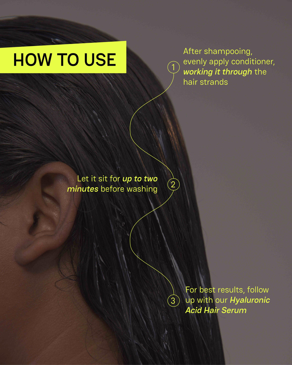 How to use Moxie Beauty Hyaluronic Acid Repairing Conditioner for best results