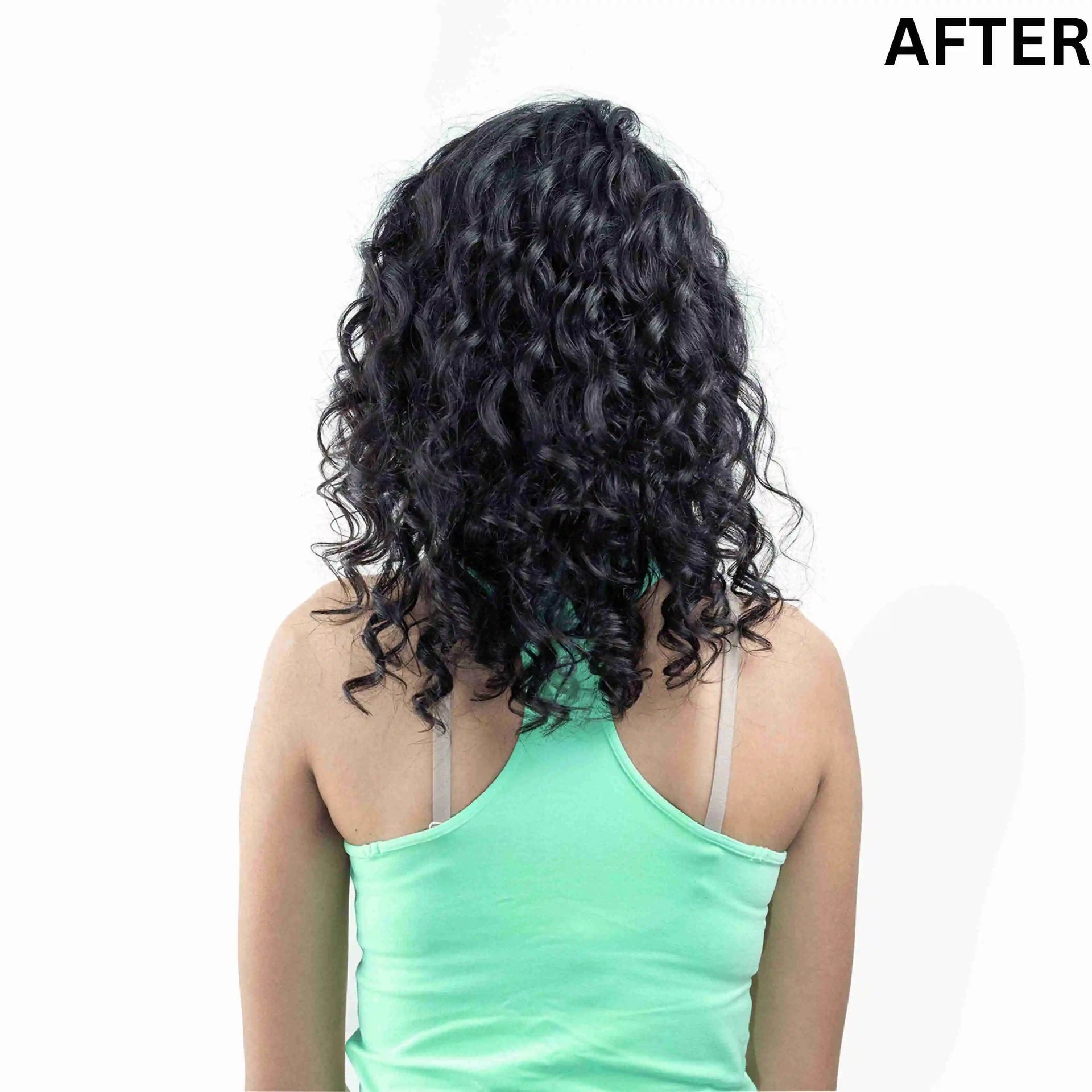 Manageable smooth frizz-free hair after hair smoothing treatment