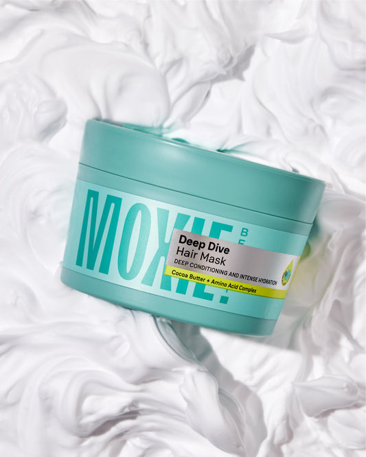 Moxie Beauty Deep Dive Hair Mask Intense Hydration & Protein Repair Mask for Wavy Curly Hair