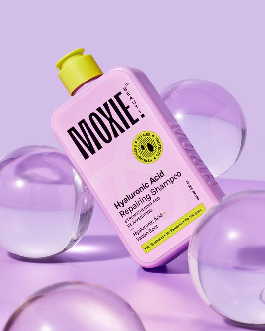 Moxie Beauty Hyaluronic Acid Repairing Shampoo for damaged hair repair