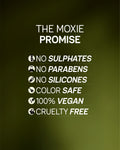 Moxie Beauty promise for Cocoa Hemp Almond Hair Oil quality and results