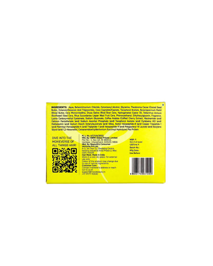 Moxie Deep Dive Hair Mask Back Label Full Ingredients List & Directions for Use