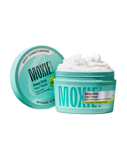Moxie Beauty Deep Dive Hair Mask Intense Hydration & Protein Repair Mask for Wavy Curly Hair