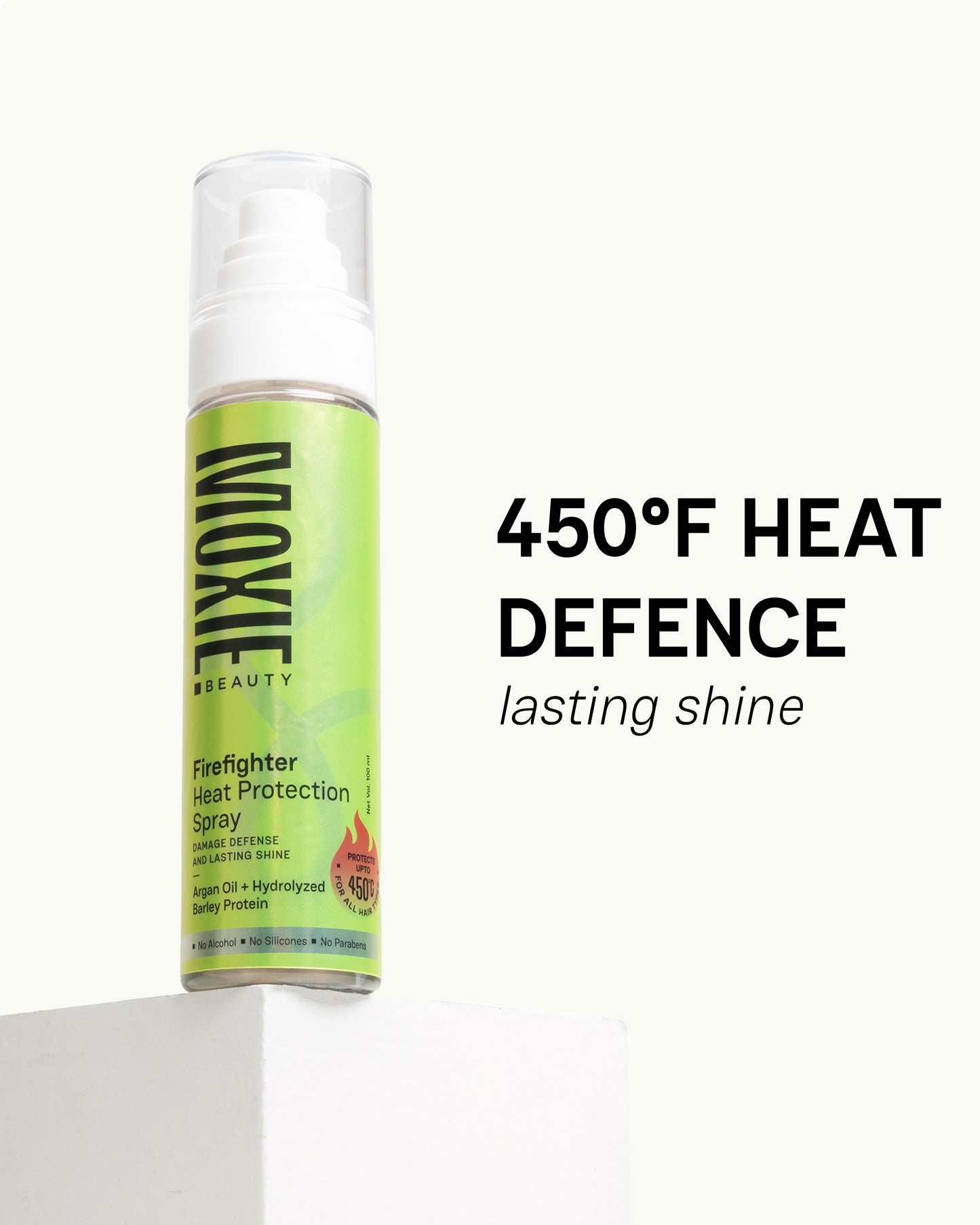 Moxie Firefighter Heat Protection Spray – Shields Hair from Blow Dry & Heat Styling Damage