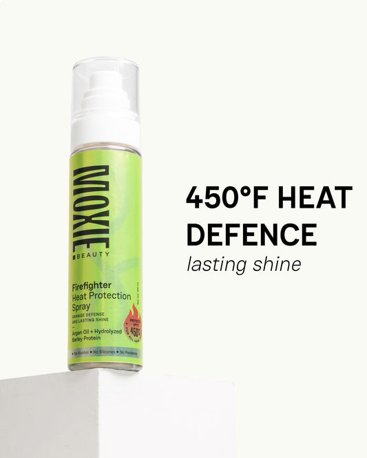 Moxie Firefighter Heat Protection Spray – Shields Hair from Blow Dry & Heat Styling Damage