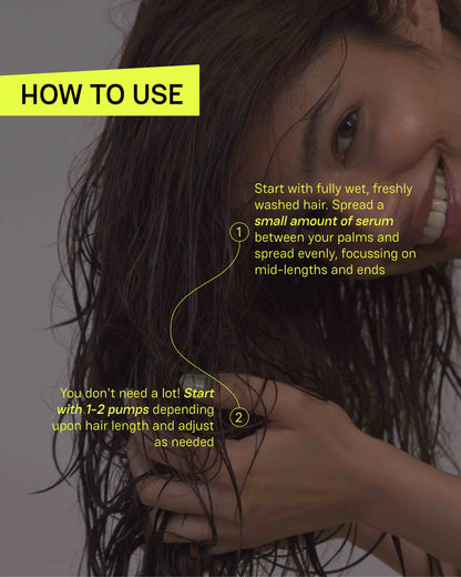 Moxie Hyaluronic Acid Hair Serum How to Use Application Guide for Wavy & Curly Hair India