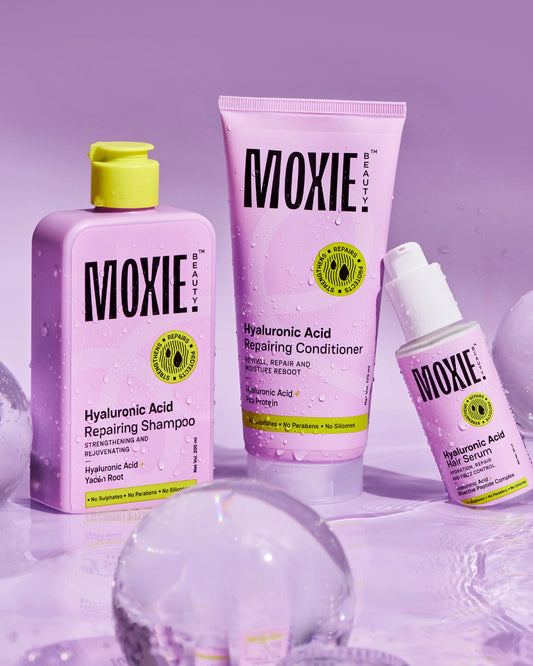 Moxie The HydroRepair Routine Kit Complete Hydrating & Repair Hair Care Bundle for Curly Hair