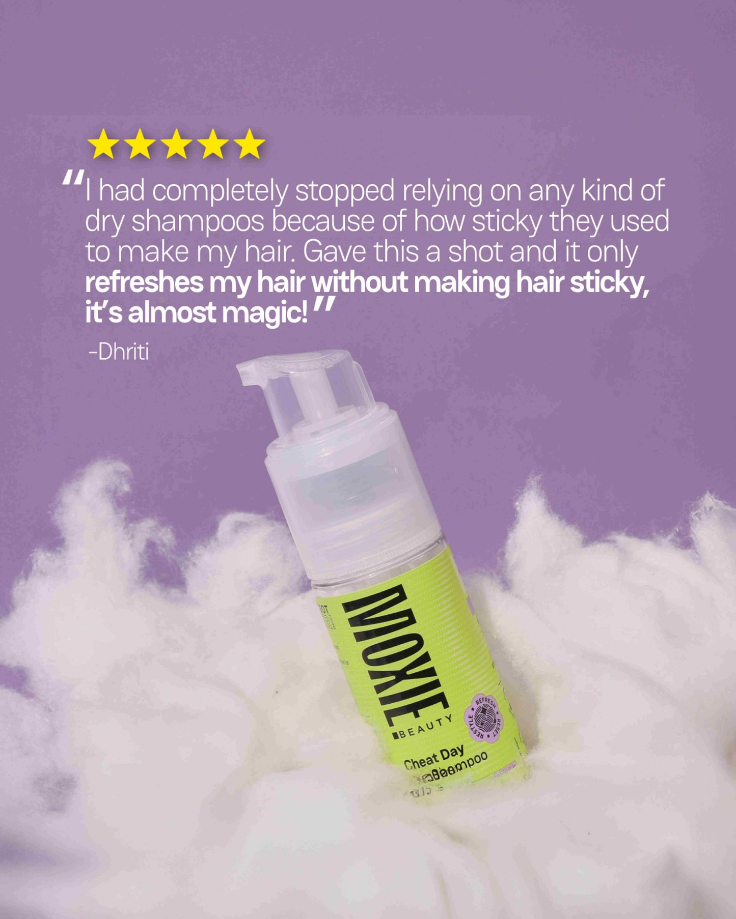 Moxie Dry Shampoo & Brush Combo Customer Review