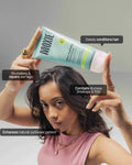 Ultra Hydrating Moxie Conditioner benefits including deep conditioning, repairing damage, and enhancing natural waves