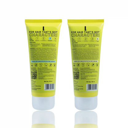 Back view of Moxie Wavy Vibe Setter Duo leave-in and gel packaging