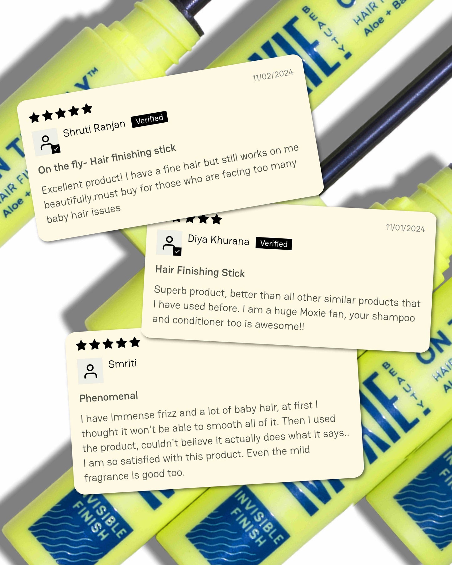 Moxie Beauty On The Fly Hair Finishing Stick customer review and rating photo
